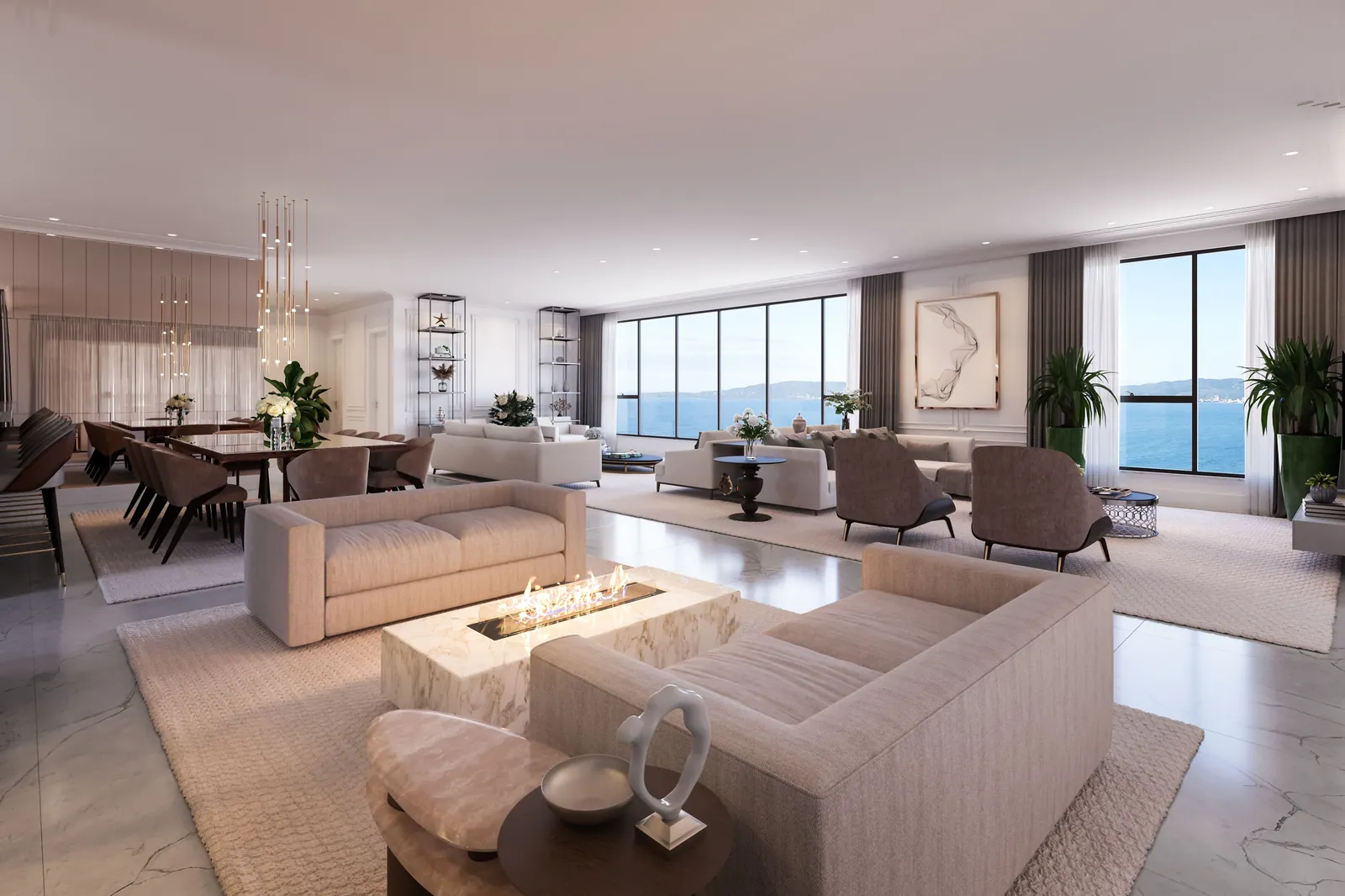 Living da penthouse